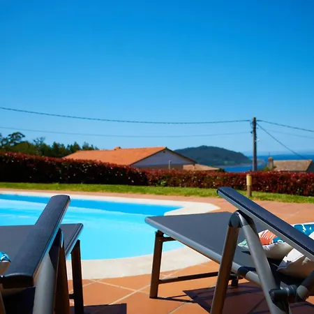 Hébergement de vacances Casa Con Piscina, Vistas Y Cerca De Playas Vigo